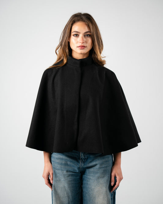 Black Cape Coat