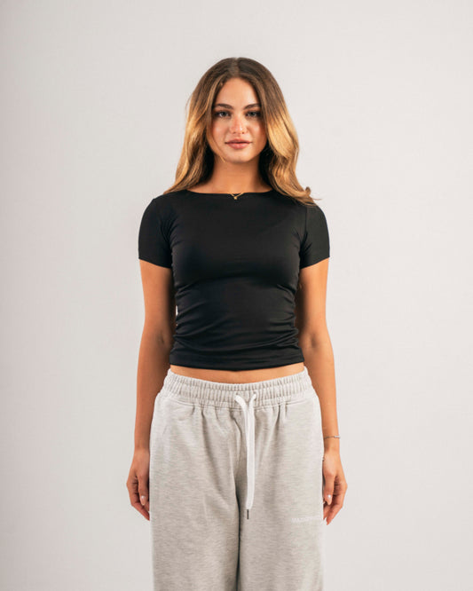 Black basic top
