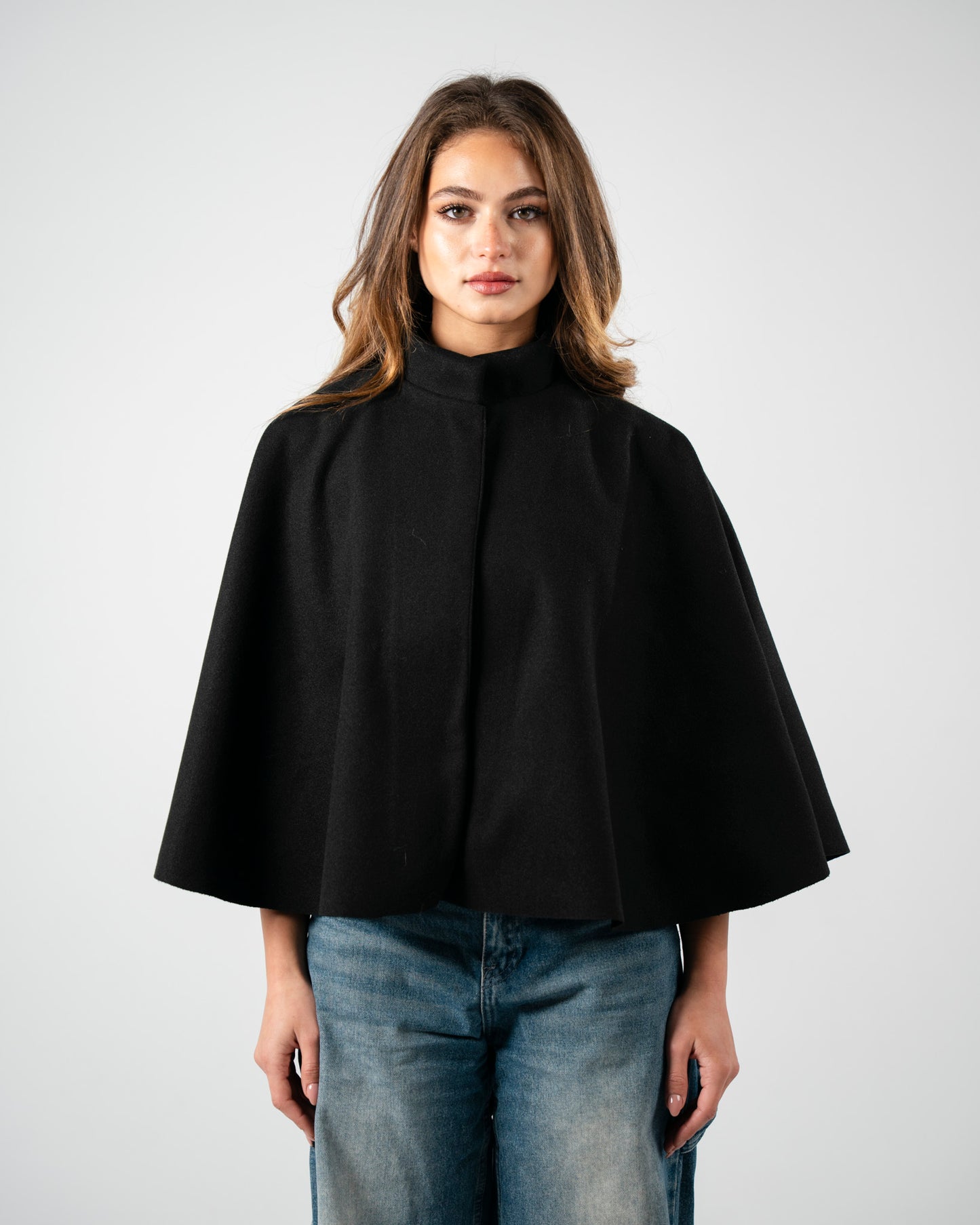 Black Cape Coat